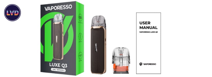 contenu Luxe Q3 Vaporesso